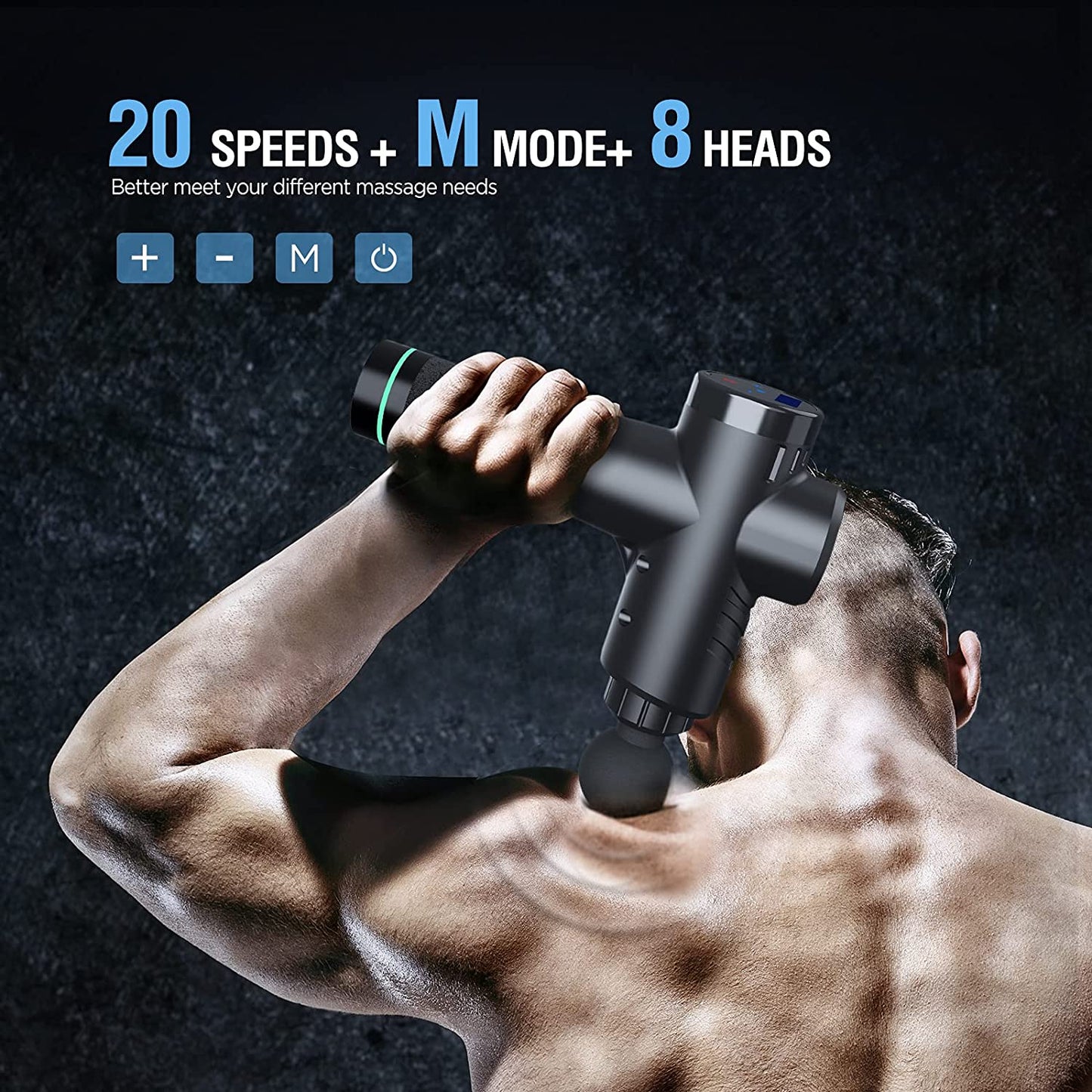 UPGRADED Deep Tissue Handheld Percussion Massage Gun